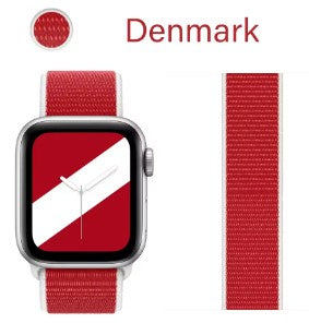 Denmark Fabric Loop Smart Watch Band Compatible With Apple Watch